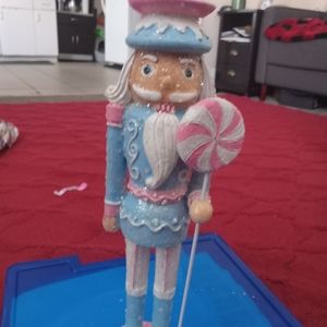 14 " pastal  sugar coated nutcracker  figure
